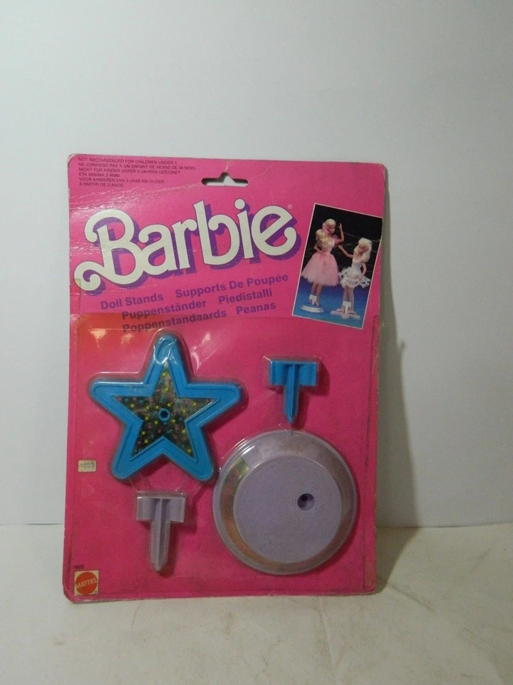 MATTEL - 1925 - BARBIE DOLL STANDS - PIEDISTALLI -