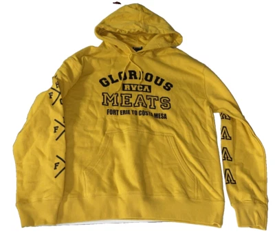 Sudadera con capucha RVCA Matty Matheson Glorious Meats mediana para hombre Fort Erie Costa Mesa Foto 1 de 4