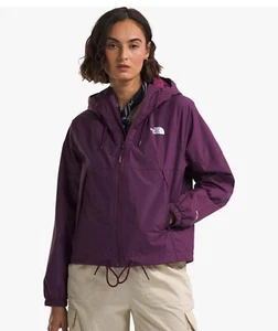 NWT The North Face Women's Antora Rain Jacket Blackcurrant Plus Size 3X $120 - Picture 1 of 5