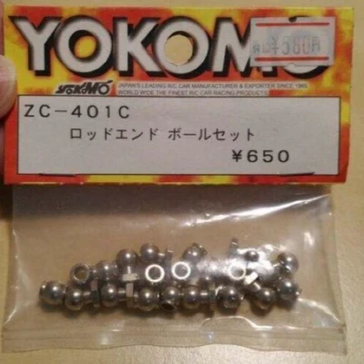 Yokomo ZC-401C Steel Balls for Upper Arm Yokomo Works/YZ10/870c Vintage RC Parts - Image 1 of 3