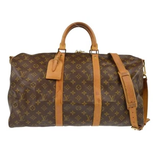 LOUIS VUITTON KEEPALL 50 BANDOULIERE HANDBAG MONOGRAM M41416 VI1921 XX31888 - Picture 1 of 7