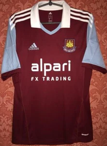 WEST-HAM-UNITED-ENGLAND-2013-2014-HOME-FOOTBALL-SHIRT-JERSEY-ADIDAS-SIZE-S - Picture 1 of 7