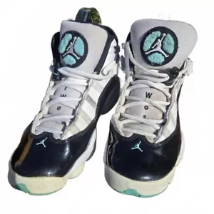 Nike Air Jordan 6 Rings White Concord 323419-115 Size 5Y AS2 - Picture 1 of 9