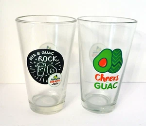Avocados from Mexico Pilsner Glass Set of 2 Advertising Collectible New In Box - Picture 1 of 4