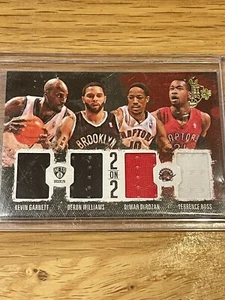 2014-15 Court Kings 2 on 2 Quad Memo Garnett/Williams/DeRozan/Ross / 52/99 - Picture 1 of 2