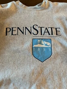 Vintage 90er Penn State Nittany Löwen Rundhalsausschnitt Sweatshirt XL NCAA Maskottchen Soffe Super - Bild 1 von 12