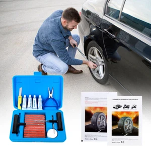 Autoreifen Reparatur Set 58TLG. PKW Motorrad Pannenset Flickzeug + Zange Satz - Bild 1 von 22