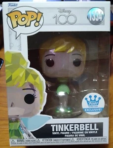 Tinkerbell Diamond Facet Disney 100th #1334 Pop Vinyl Funko Shop Exclusive - Picture 1 of 6