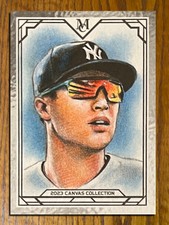 Topps Museum 2023 Original Art Sketch Card - Anthony Volpe 1 of 1 - ROOKIE CARD!