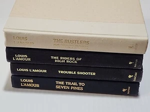 Lot of 4 Louis L'Amour Hardcover Complete Hopalong Cassidy Series 1991-1994 - Picture 1 of 10