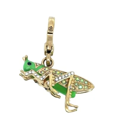 Dije saltamontes Juicy Couture cristales de oro verde Foto 1 de 4