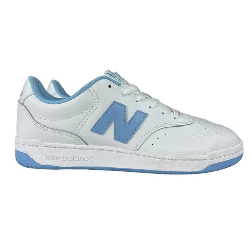 New Balance Bb80blu sneaker basse bianche taglia M10 5 W12 nuove senza etichette