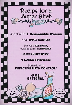 Open Happy Birthday Greeting Card for Her Bitch Humour Female Humorous Joke - Image 1 of 4