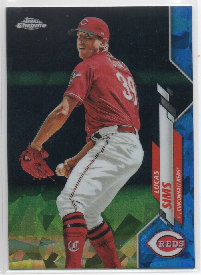 Lucas Sims 2020 Topps Chrome Sapphire #496 Blue Refractor SP RARE - Image 1 of 1