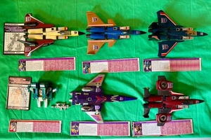 1980s Vintage G1 Transformers Decepticon Jet Lot | Thrust, Dirge, Ramjet, more - Picture 1 of 7