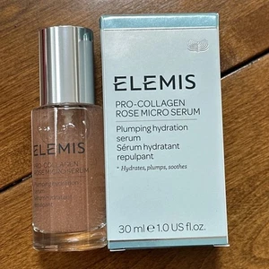 ELEMIS Pro-Collagen Rose Micro Serum Plumping Hydration Serum 1 fl.oz/ 30ml - Picture 1 of 6