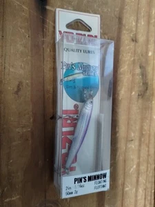 Yo-zuri Pin's Minnow Purple 2" 1/16 oz. floating F196-M114 pins Lure - Picture 1 of 5