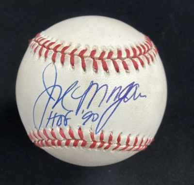 Joe Morgan Signed Baseball OMLB SF Giants HOF Autograph PSA/DNA - Image 1 of 4