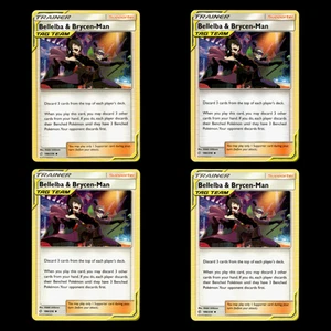 4x Bellelba - Brycen-Man 186.0 Sun Moon Cosmic Eclipse 2019.0 Pokemon Cards TCG - Picture 1 of 7