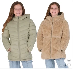 Steve Madden Girls Youth Reversible Jacket L (14/16) - Picture 1 of 5