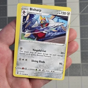 Tarjeta Pokémon Bisharp Twisted Miscut Error Resplandor Astral 116/189 - Imagen 1 de 7