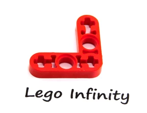 4 LEGO Technic Red 3x3x0.5 Bent 90 Degrees L Shape (32056) 4 Pieces - Bild 1 von 1