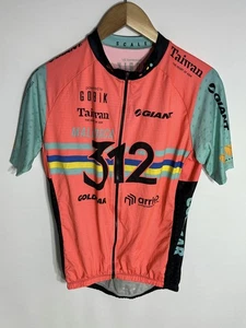 Camiseta de ciclismo Gobik Mallorca 312 2018 | Para hombre | Naranja/Verde | Mediana | Rara - Imagen 1 de 10