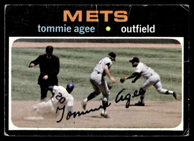 Topps Tommie Agee 1971 New York Mets #310 Foto 1 de 2