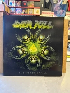 Overkill The Wings Of War 2xLP Limited Edition Green w/ Black Swirl Europe 2018 - Picture 1 of 12