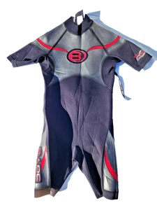 MUTA NUDA vintage Farmer John, manica corta, corta, snorkeling immersioni XL/L - Foto 1 di 8