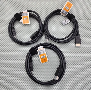 3 PACK Comcast HDMI Cable Premium 4K 2160p Ultra HD 3D High Speed 6ft - Picture 1 of 3