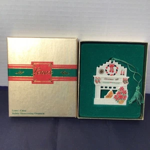 ​LENOX PORZELLAN "HOLIDAY HOMECOMING" WEIHNACHTSSCHMUCK (HERD) - 1988 - Bild 1 von 5