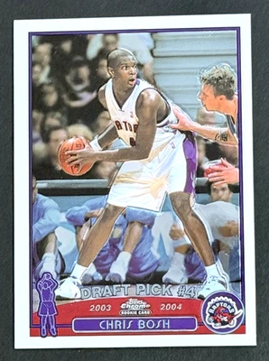 Tarjeta de novato Chris Bosh 2004 Topps cromada radiocontrol Foto 1 de 2