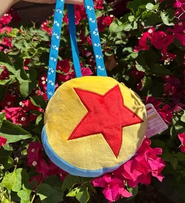 Tokyo Disney Pixar ball Luxor ball crossbody bag purse plush shoulder bag new - Image 1 of 4
