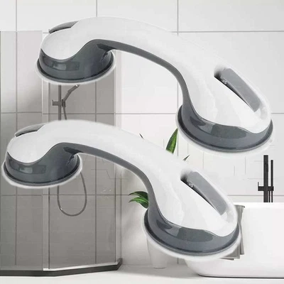 2x Badewannengriff Duschgriff Badewanne Haltegriff Saugnapf Sauggriff Bad Griff - Bild 1 von 4