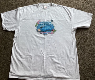 Camisa Disney Store Eeyore I Love Being Azul Brillo XL Blanca. T Foto 1 de 3