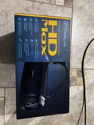 TREBLAB HD-Max - Altavoz Bluetooth Big Loud - 50W, Batería 20H, Powerbank, TWS Foto 1 de 4