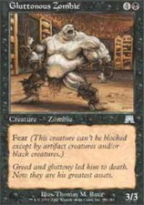 MTG magic cards 4x x4 Light Play, English Gluttonous Zombie Onslaught