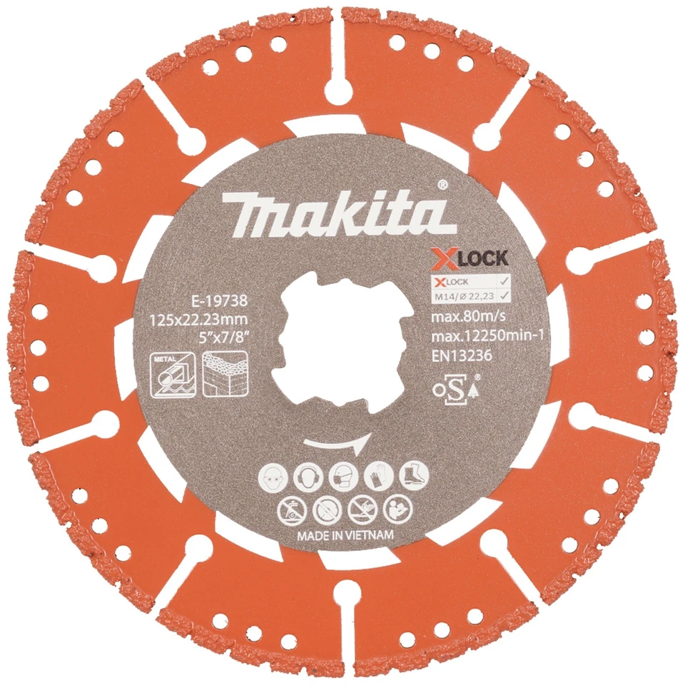 Disco diamantato RESCUE X-LOCK Ø125mm Makita E-19738