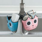 Waschbecken Caddy mit Katzen-Schnalle für Küche/Bad (rosa)