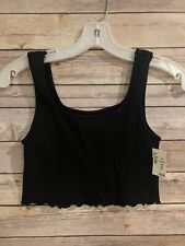 Aeropostale Women’s Seriously Soft Cropped Tank, Black Size Med. NEW w/tags.
