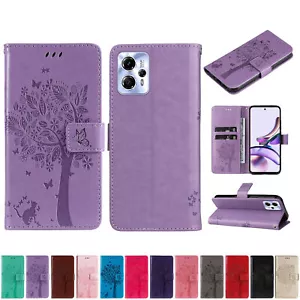 Flip Leather Tree Cat Wallet Phone Case For OnePlus Nord N20 2 10T 10 Pro CE2 2T - Picture 1 of 24