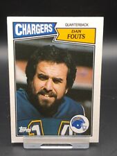 1987 Topps American/UK NFL Dan Fouts San Diego Chargers HOF Base Card #69