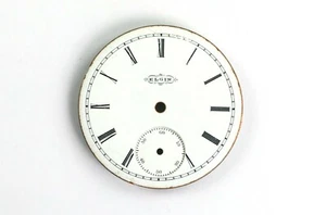 6S Elgin Pocket Watch Porcelain Dial 1067 - Picture 1 of 2
