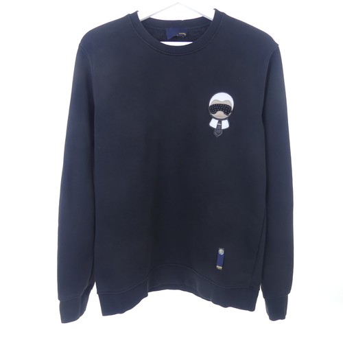 Felpa Fendi felpa pullover nera taglia L