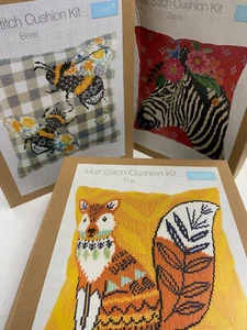 Trimis Wandteppich Halbkreuzstich Nadelspitze Kissen Kit vorgedruckt Bienenfuchs Zeb - Bild 1 von 19