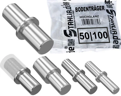 Bodenträger Regalbodenträger Metall Regalhalterung Regalstifte verzinkt ø3-5 mm - Bild 1 von 2