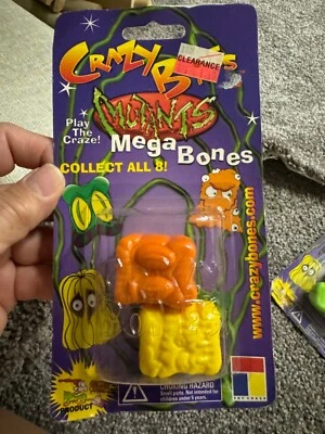 Lot #17 Crazy Bones Mutants Mega Bones NIB 1999 - Image 1 of 2