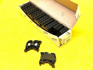 (25) ABB ZS16-BK ENTRELEC 1SNS470001Z0072 BLACK FEED THRU 76 AMP TERMINAL BLOCKS - Picture 1 of 9