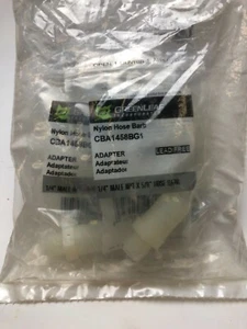 GreenLeaf Adattatore per Tubo Nylon 1/4 Maschio x 5/8 Tubo Barb CBA1458BG1 Confezione da 5 - Foto 1 di 3